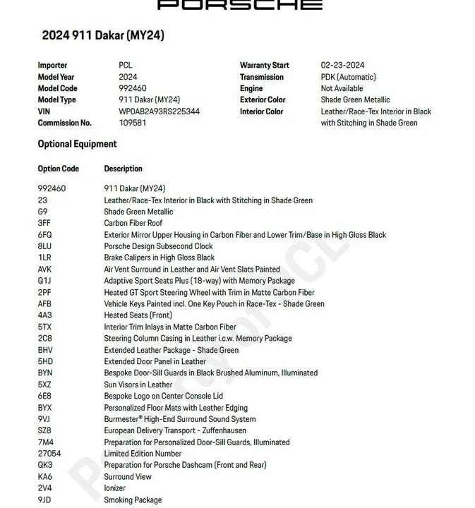 2024 Porsche 992 Dakar - Image 20 of 20