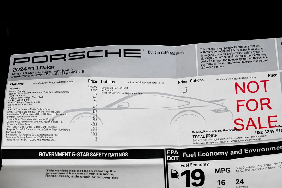 2024 Porsche 992 Dakar - Image 2 of 12