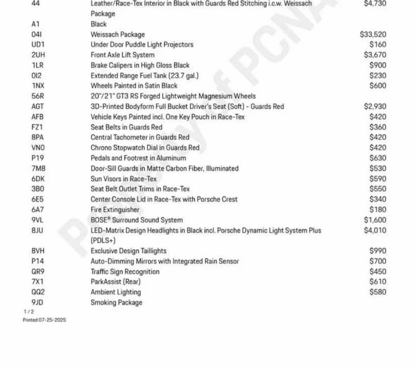 2024 Porsche 992 GT3 RS - Image 20 of 20