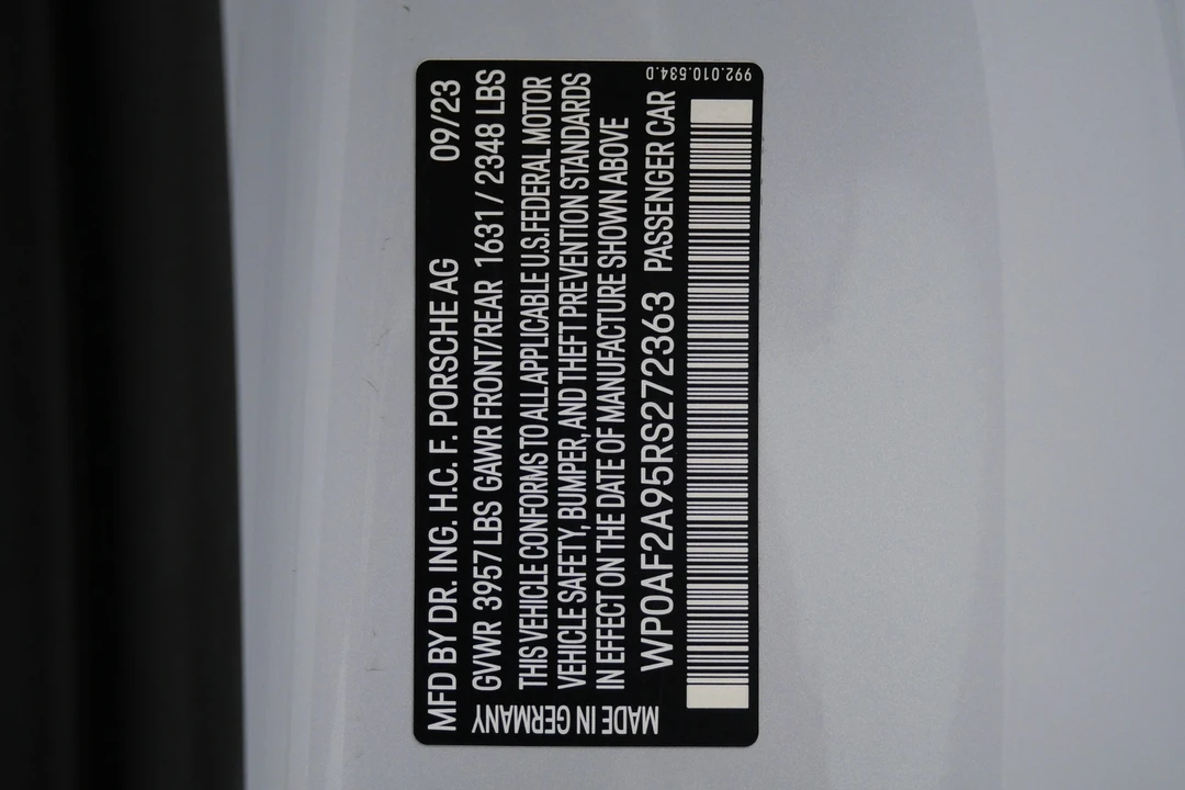 2024 Porsche 992 GT3 RS - Image 20 of 21