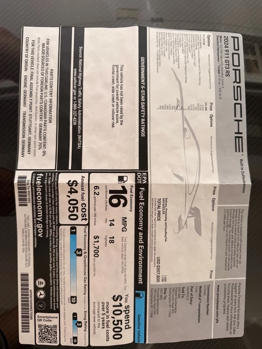 2024 Porsche 992 GT3 RS - Image 20 of 20