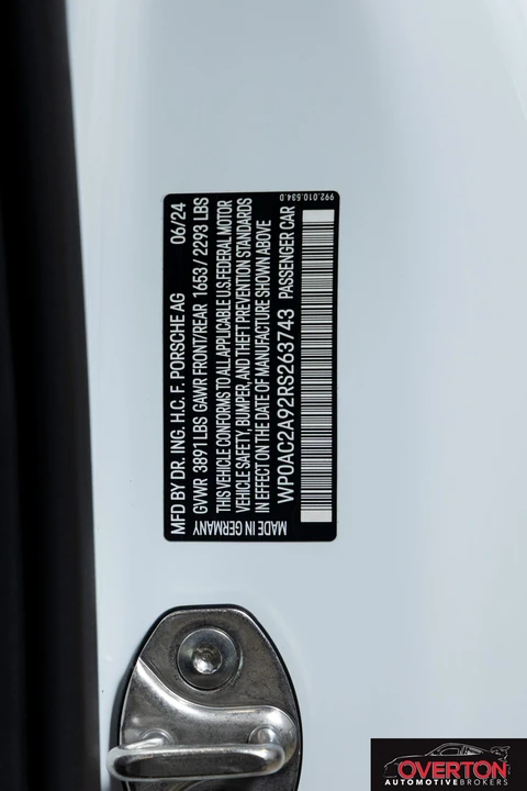2024 Porsche 992 GT3 - Image 28 of 31