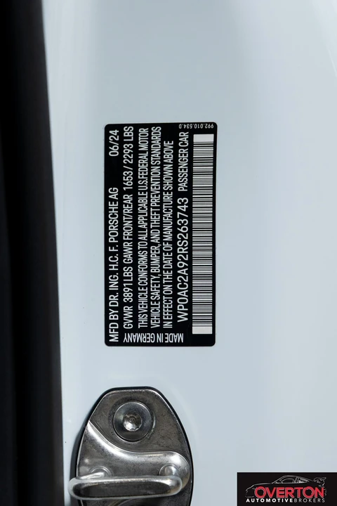 2024 Porsche 992 GT3 - Image 29 of 31