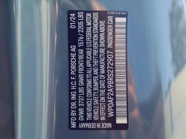 2024 Porsche 992 S/T - Image 26 of 27