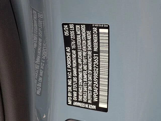 2024 Porsche 992 S/T - Image 28 of 31