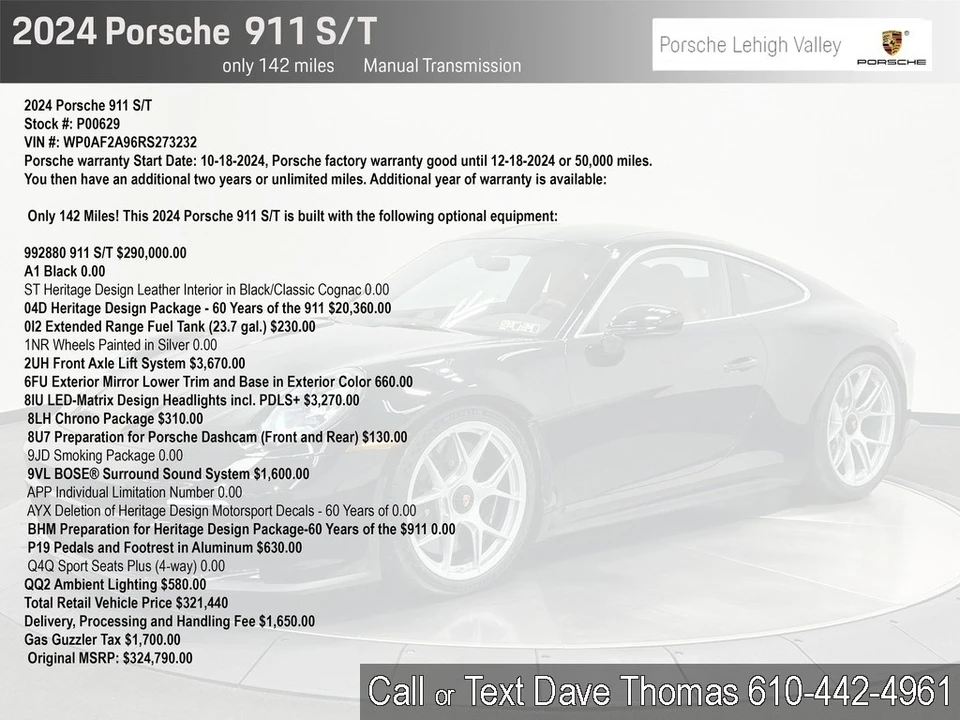 2024 Porsche 992 S/T - Image 2 of 21