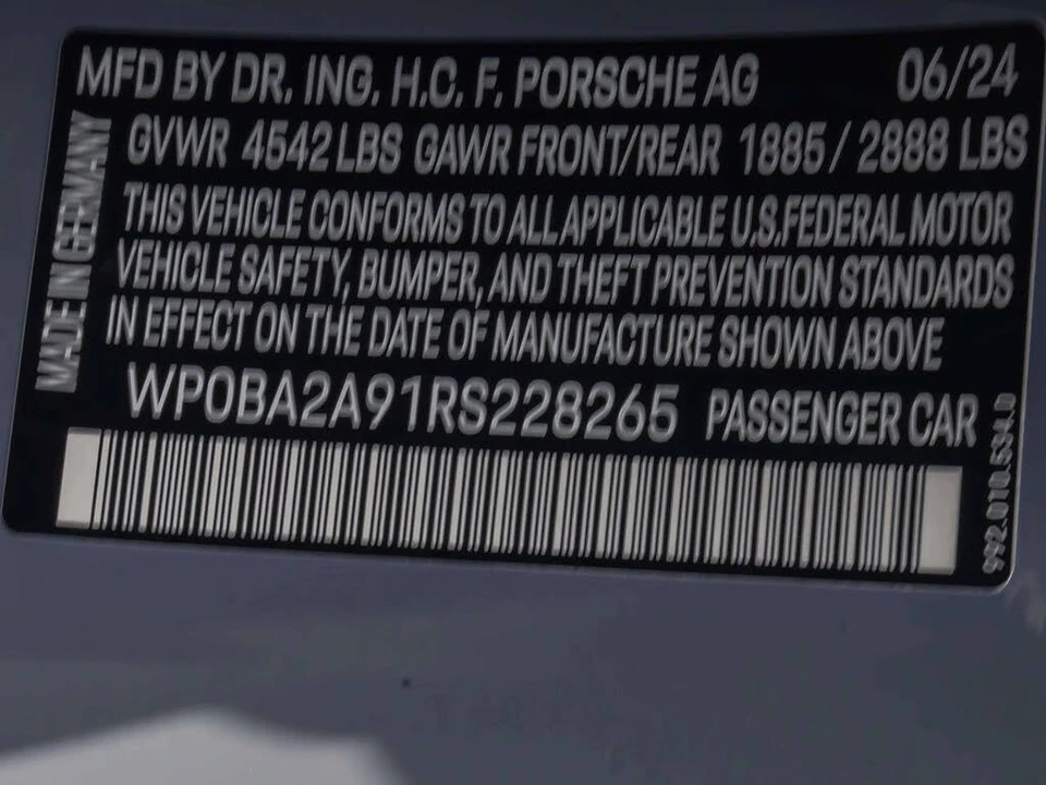 2024 Porsche 992 Targa 4 & 4S - Image 20 of 31
