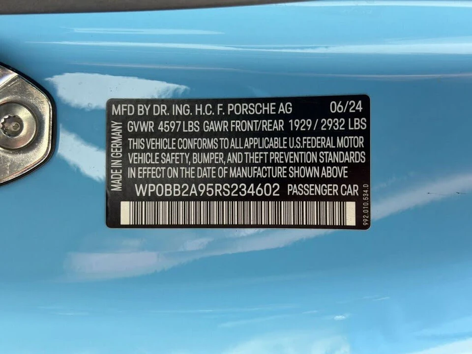 2024 Porsche 992 Targa 4 GTS - Image 24 of 31