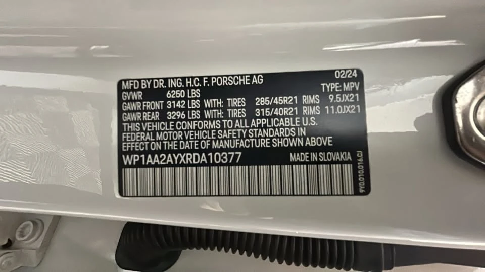 2024 Porsche 9Y0/9Y3 Cayenne - Image 10 of 20