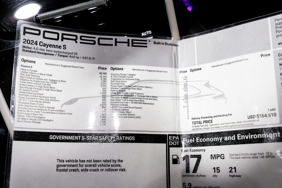 2024 Porsche 9Y0/9Y3 Cayenne S - Image 2 of 12