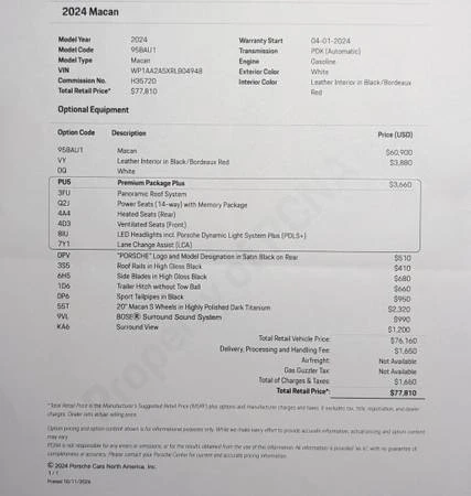 2024 Porsche Macan - Image 15 of 16