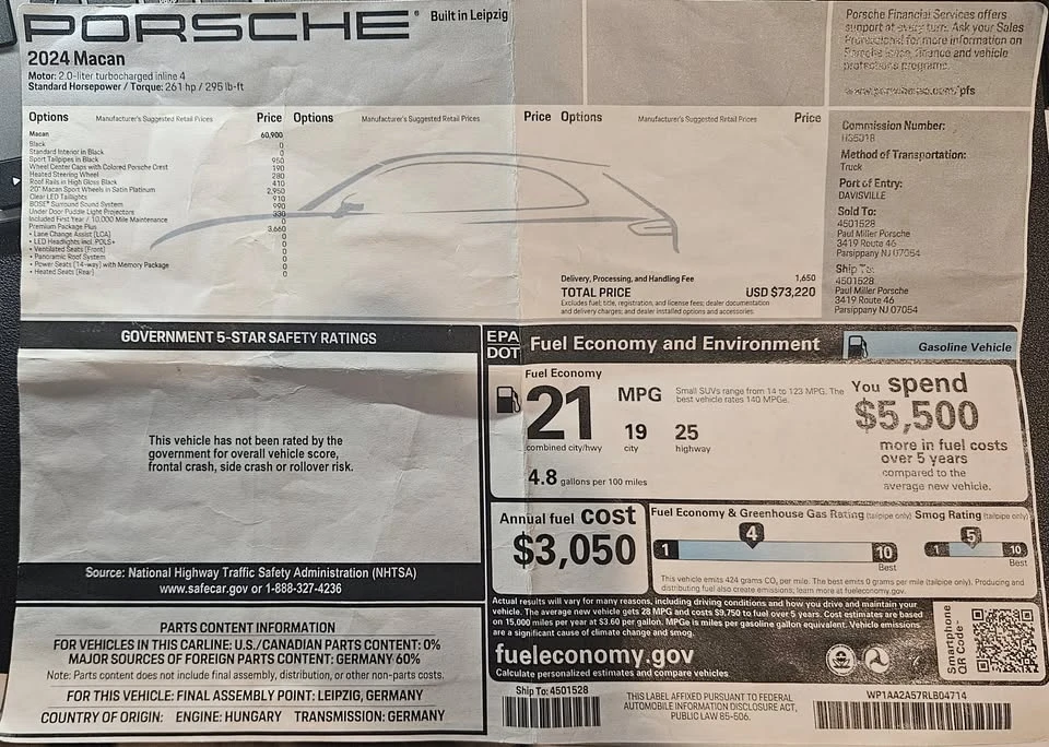 2024 Porsche Macan T - Image 19 of 19