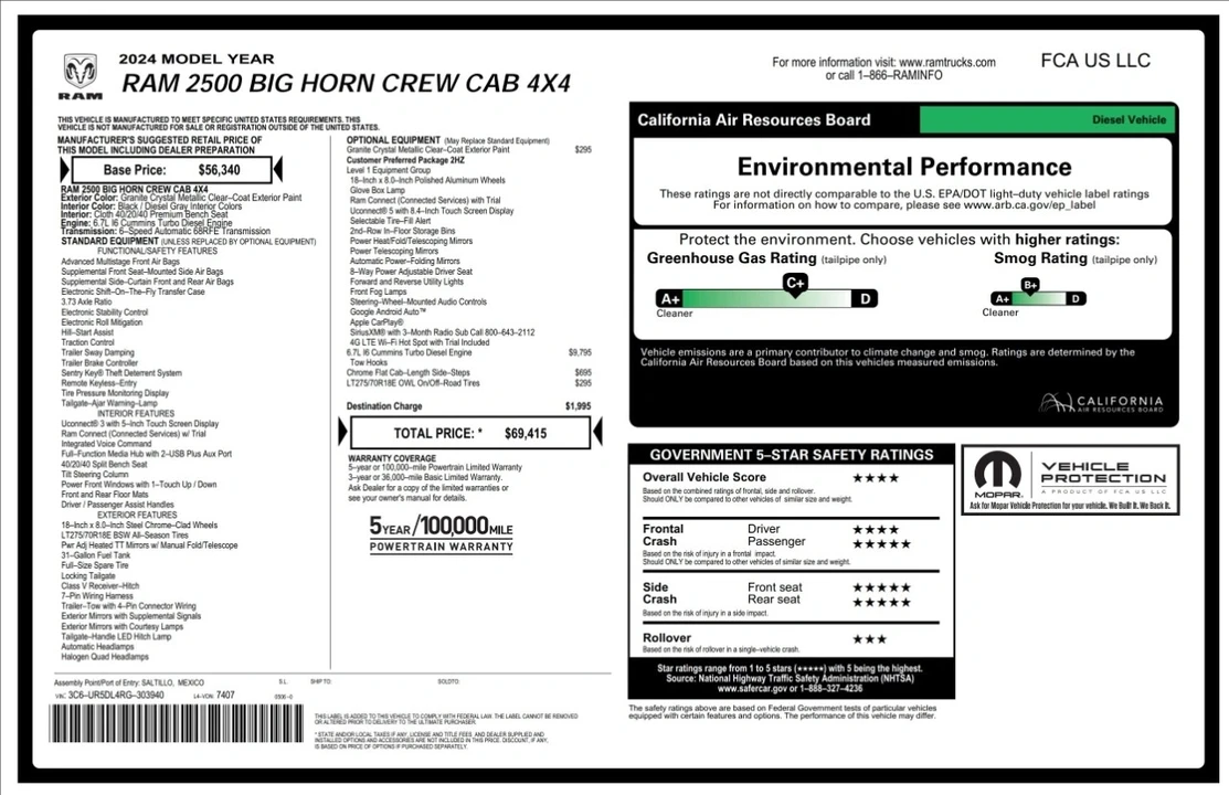 2024 Ram 2500 - Image 4 of 12