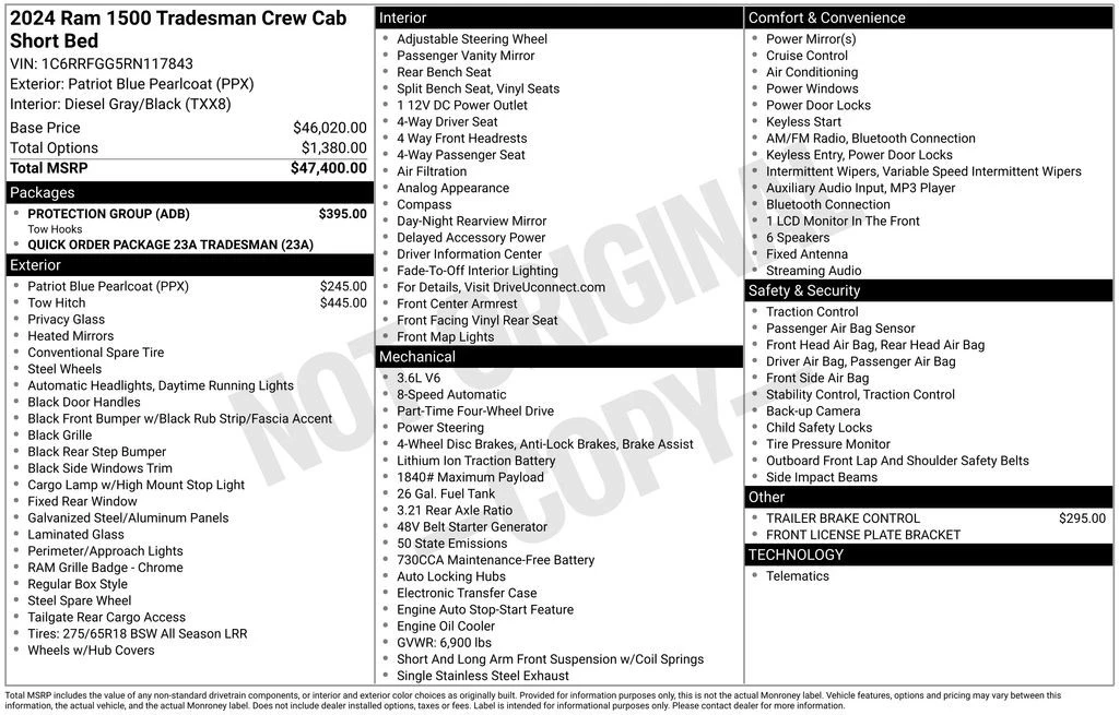 2024 Ram 1500 2nd Gen - Image 2 of 2