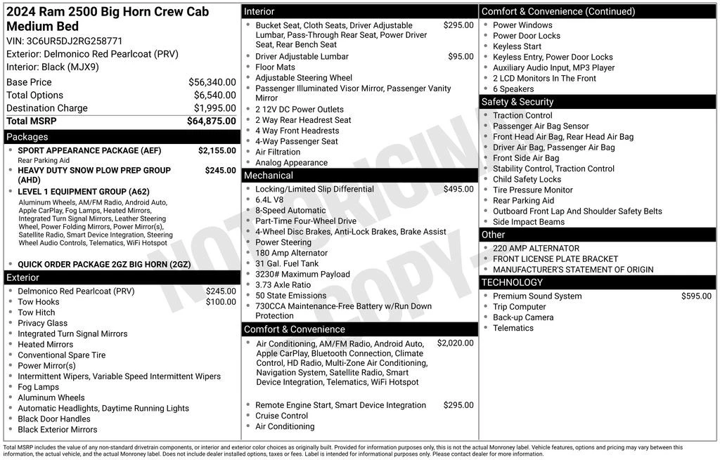 2024 Ram 2500 - Image 4 of 12