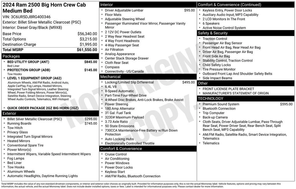 2024 Ram 2500 - Image 4 of 12