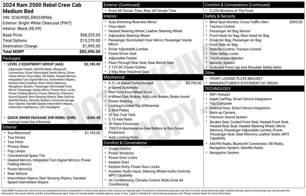 2024 Ram 2500 - Image 4 of 12