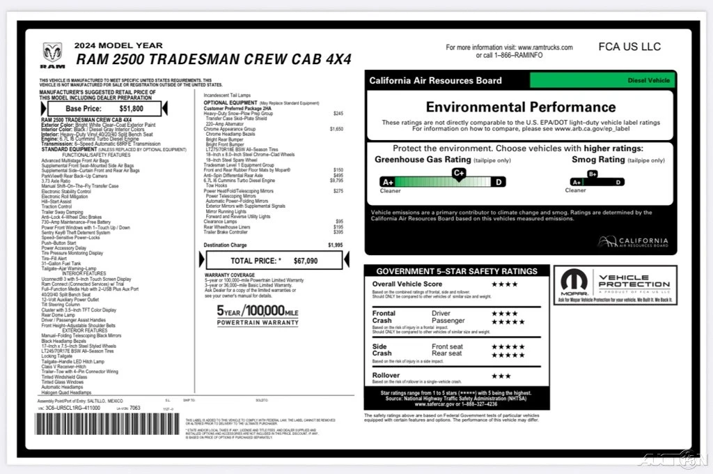 2024 Ram 2500 - Image 2 of 3