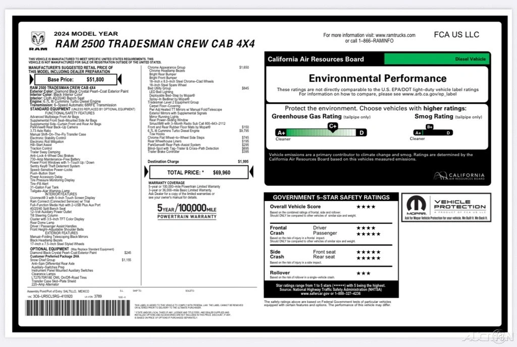 2024 Ram 2500 - Image 2 of 3