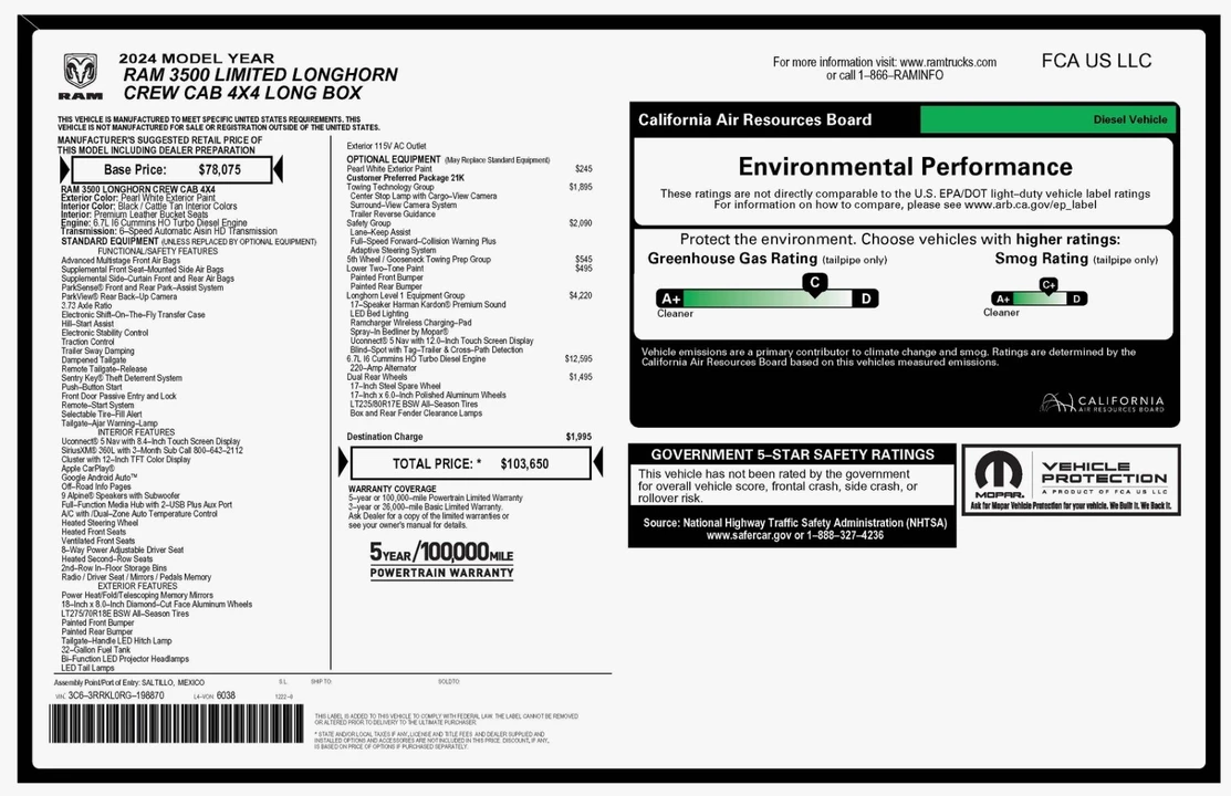 2024 Ram 3500 - Image 17 of 17