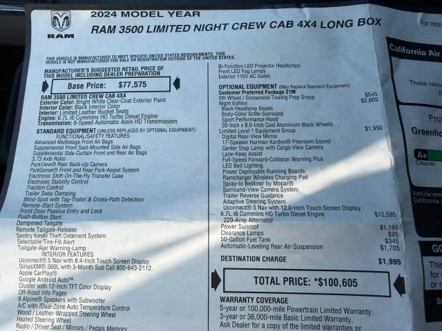 2024 Ram 3500 - Image 2 of 21