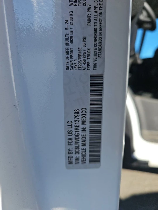 2024 Ram ProMaster - Image 12 of 12