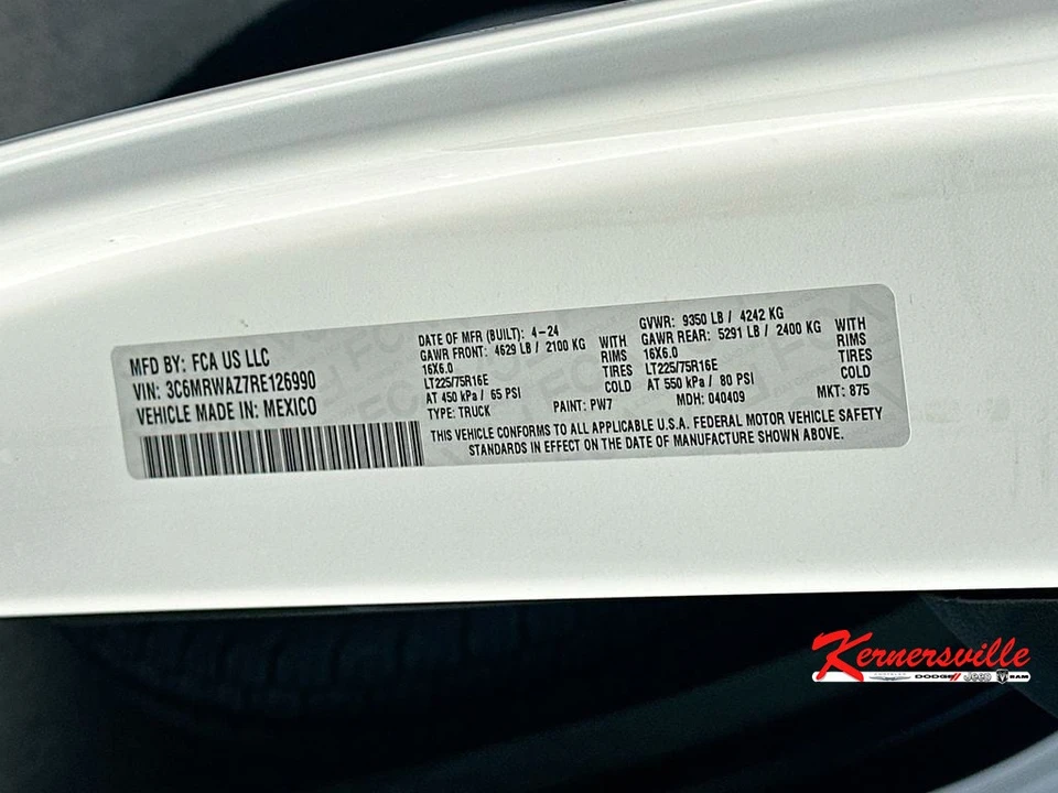2024 Ram ProMaster - Image 7 of 12