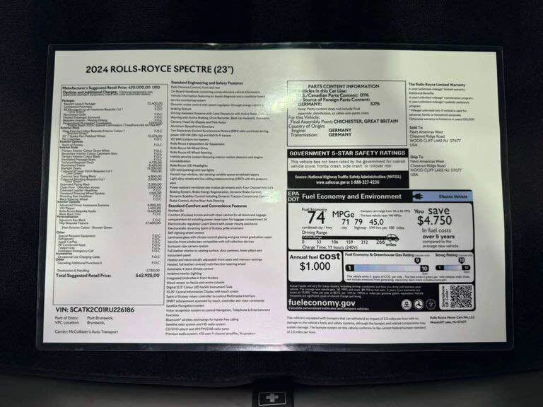 2024 Rolls-Royce Spectre - Image 16 of 20