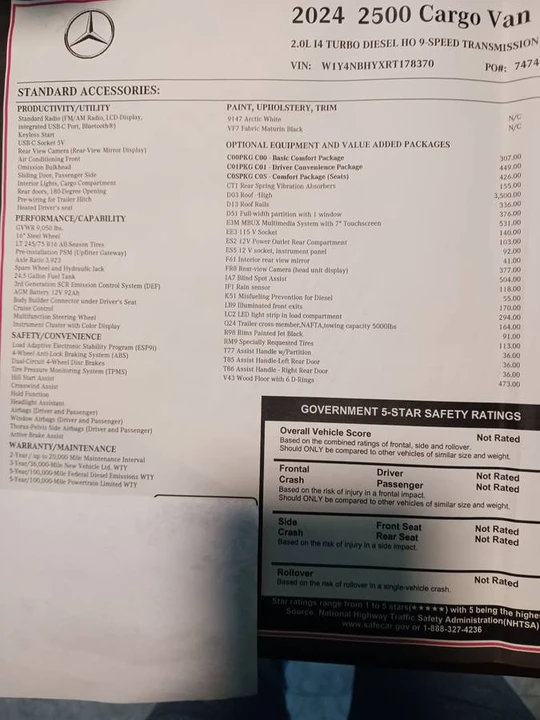 2024 Mercedes-Benz VS30 Sprinter - Image 18 of 18