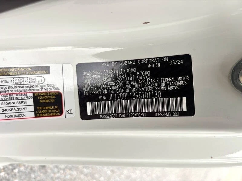 2024 Subaru BRZ 2nd Gen - Image 20 of 21