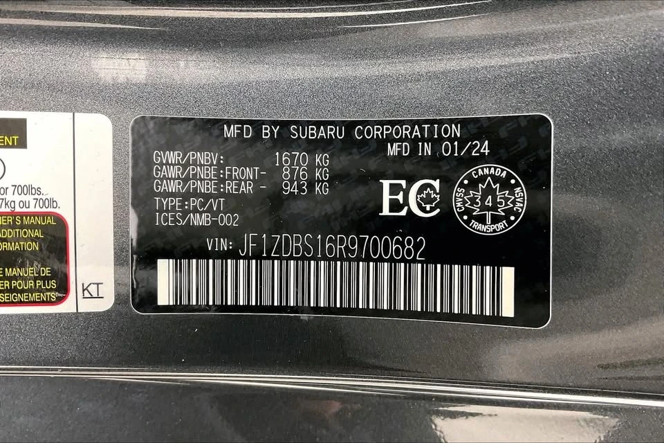2024 Subaru BRZ 2nd Gen - Image 15 of 19