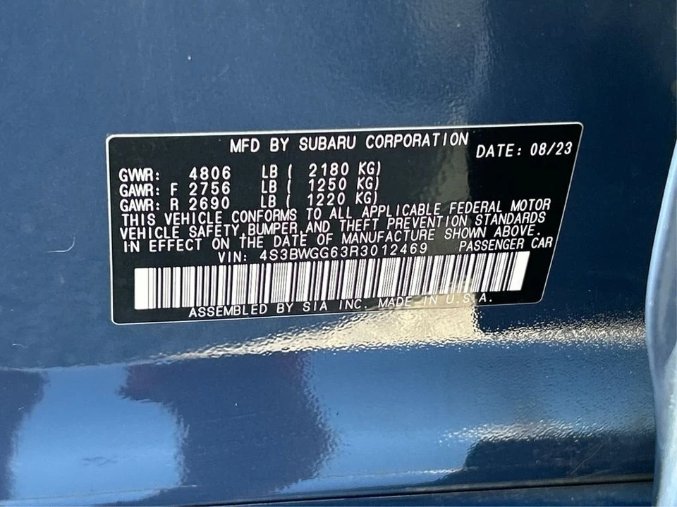 2024 Subaru Legacy 6th Gen - Image 12 of 12