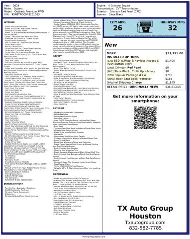 2024 Subaru Outback 6th Gen - Image 3 of 12