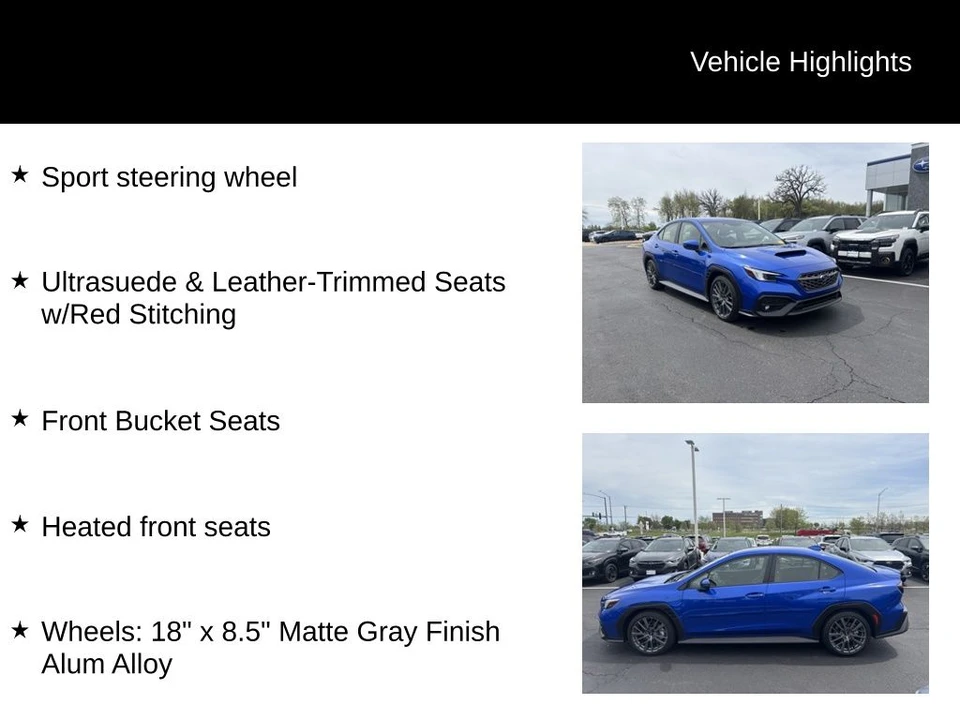 2024 Subaru Impreza WRX 5th Gen - Image 14 of 31