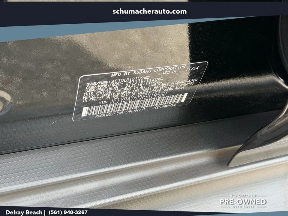 2024 Subaru Impreza WRX 5th Gen - Image 19 of 23