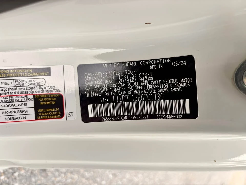 2024 Subaru BRZ 2nd Gen - Image 16 of 18