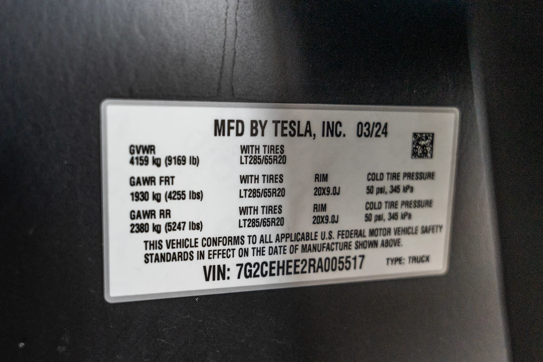 2024 Tesla Cybertruck - Image 5 of 6