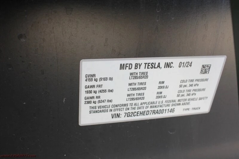 2024 Tesla Cybertruck - Image 22 of 22