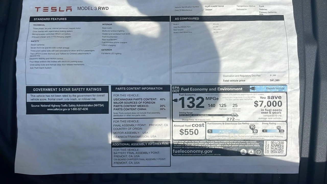 2024 Tesla Model 3 - Image 8 of 21