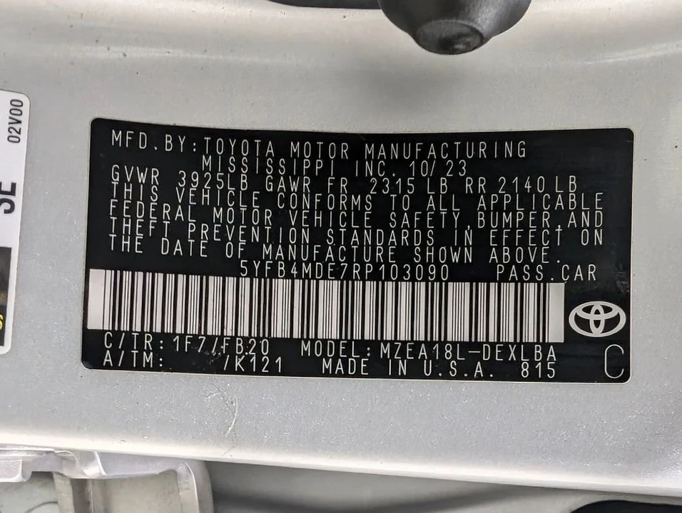 2024 Toyota Corolla 12th Gen - Image 9 of 10