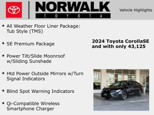2024 Toyota Corolla 12th Gen - Image 10 of 12