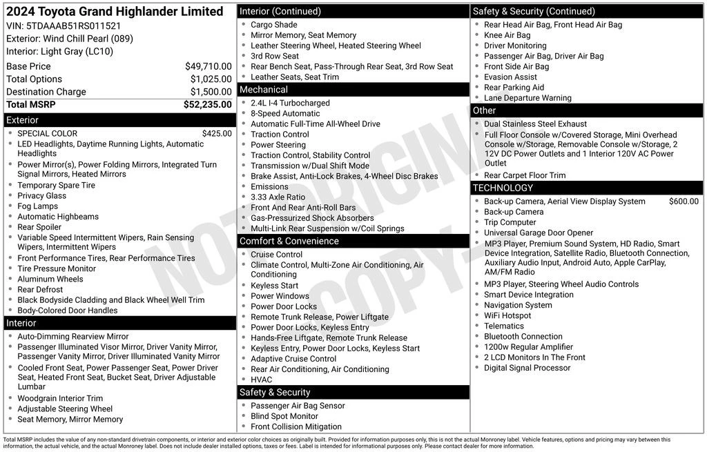 2024 Toyota Highlander - Image 4 of 31