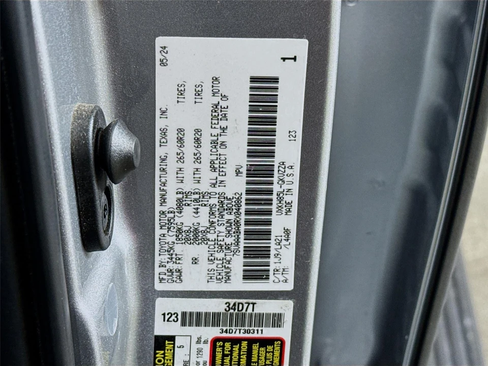 2024 Toyota Sequoia 3rd Gen - Image 13 of 14