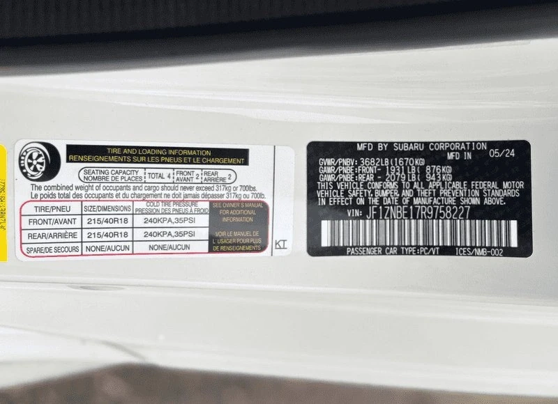 2024 Toyota GR86 2nd Gen - Image 11 of 11