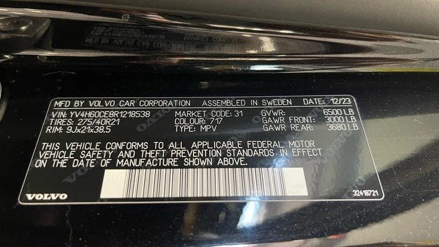 2024 Volvo XC90 2nd Gen - Image 21 of 21