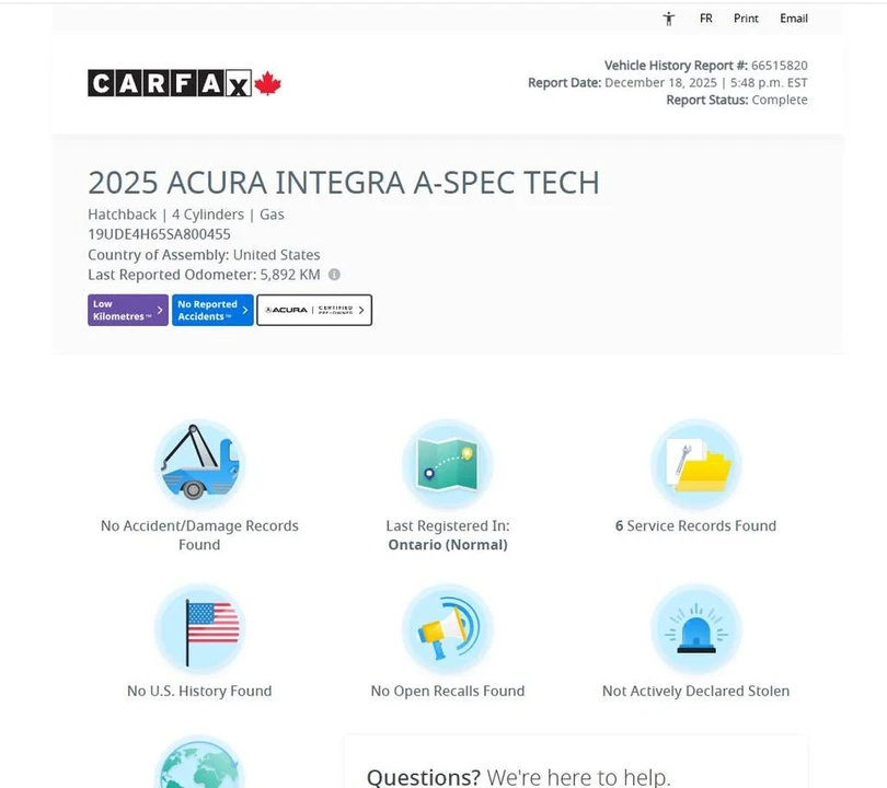 2025 Acura Integra 5th Gen - Image 2 of 8