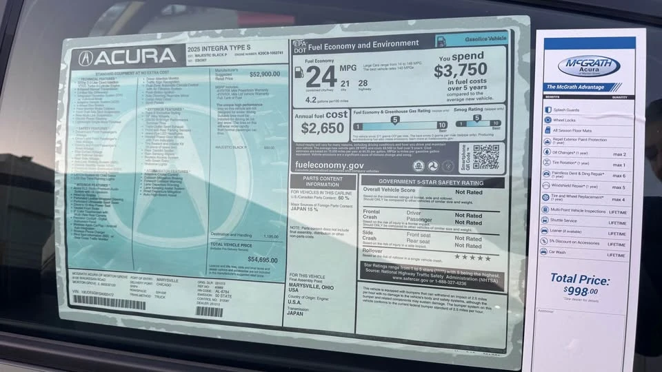 2025 Acura Integra Type S 5th Gen - Image 11 of 18