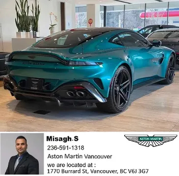 2025 Aston Martin Vantage Coupe