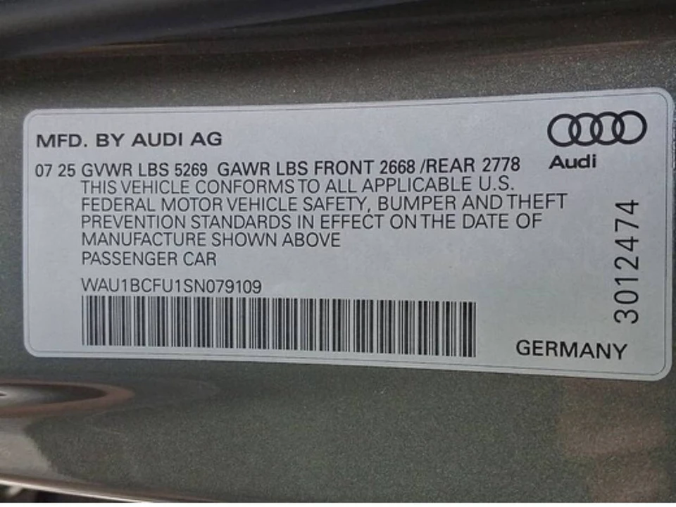 2025 Audi B10 A5 - Image 12 of 18