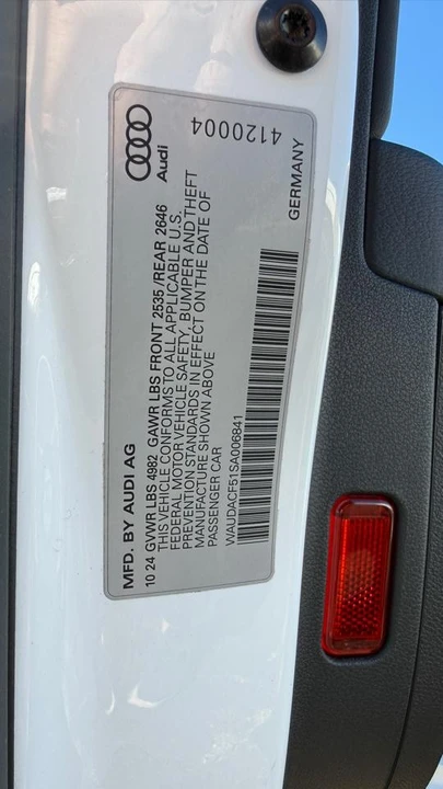 2025 Audi B10 A5 - Image 21 of 21